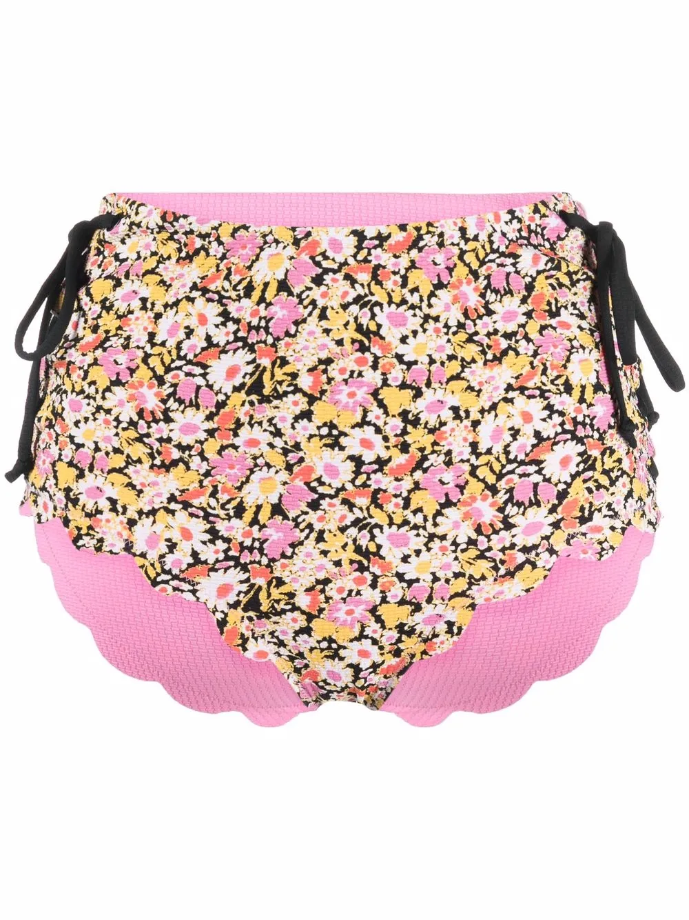 

Marysia bikini bottom con estampado floral - Rosado