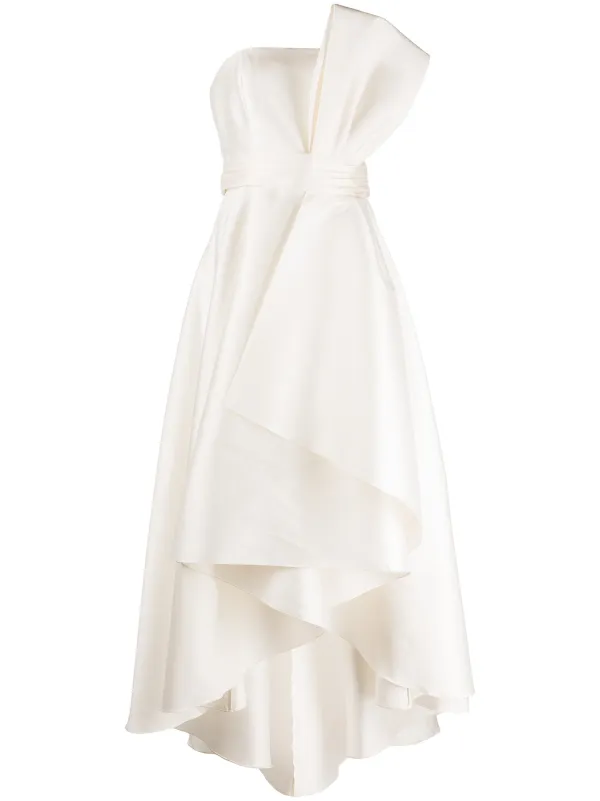 Sachin & Babi Tara Draped Strapless Gown | White | FARFETCH GE Sachin & Babi Tara Draped Strapless Gown | White | FARFETCH GE