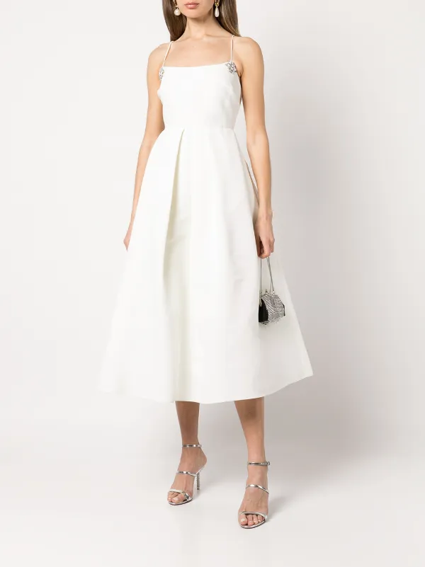 Sachin & Babi Audra crystal-embellished Flared Midi Dress