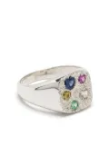 Bleue Burnham Hanging Basket signet ring - Silver