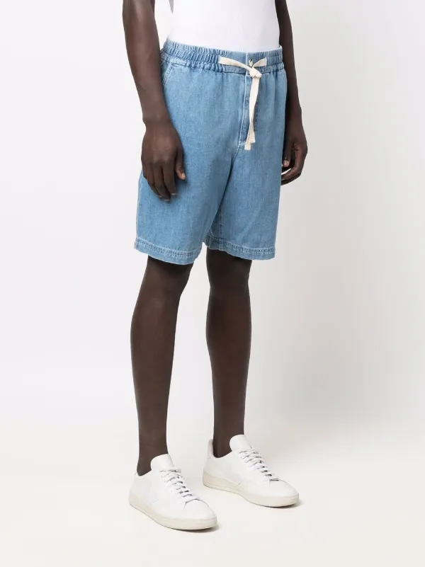 A.P.C. Elasticated Washed Denim Shorts 