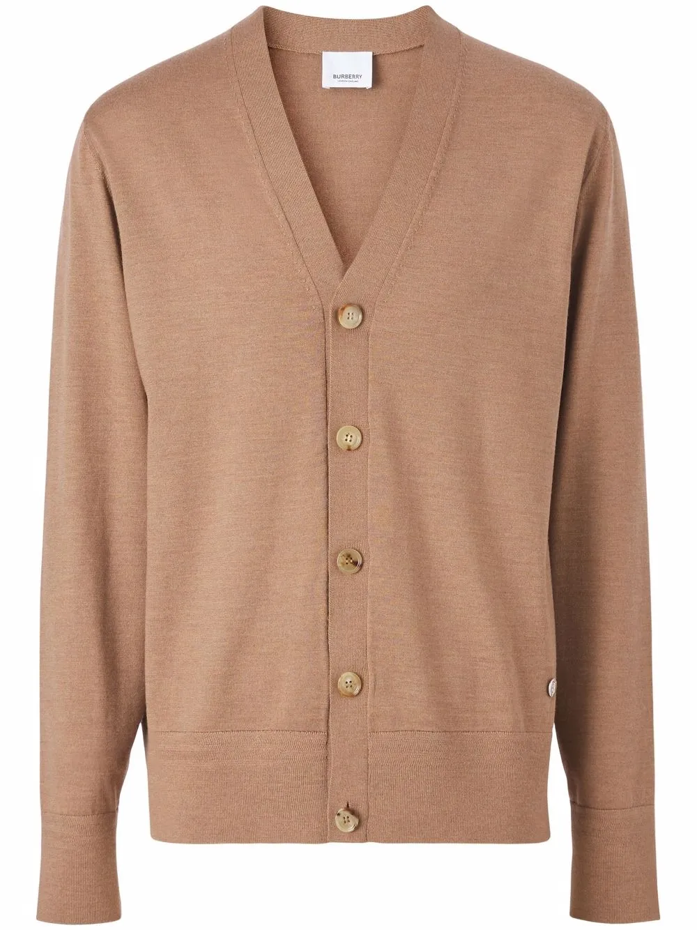 

Burberry cárdigan con botones y cuello en V - Marrón