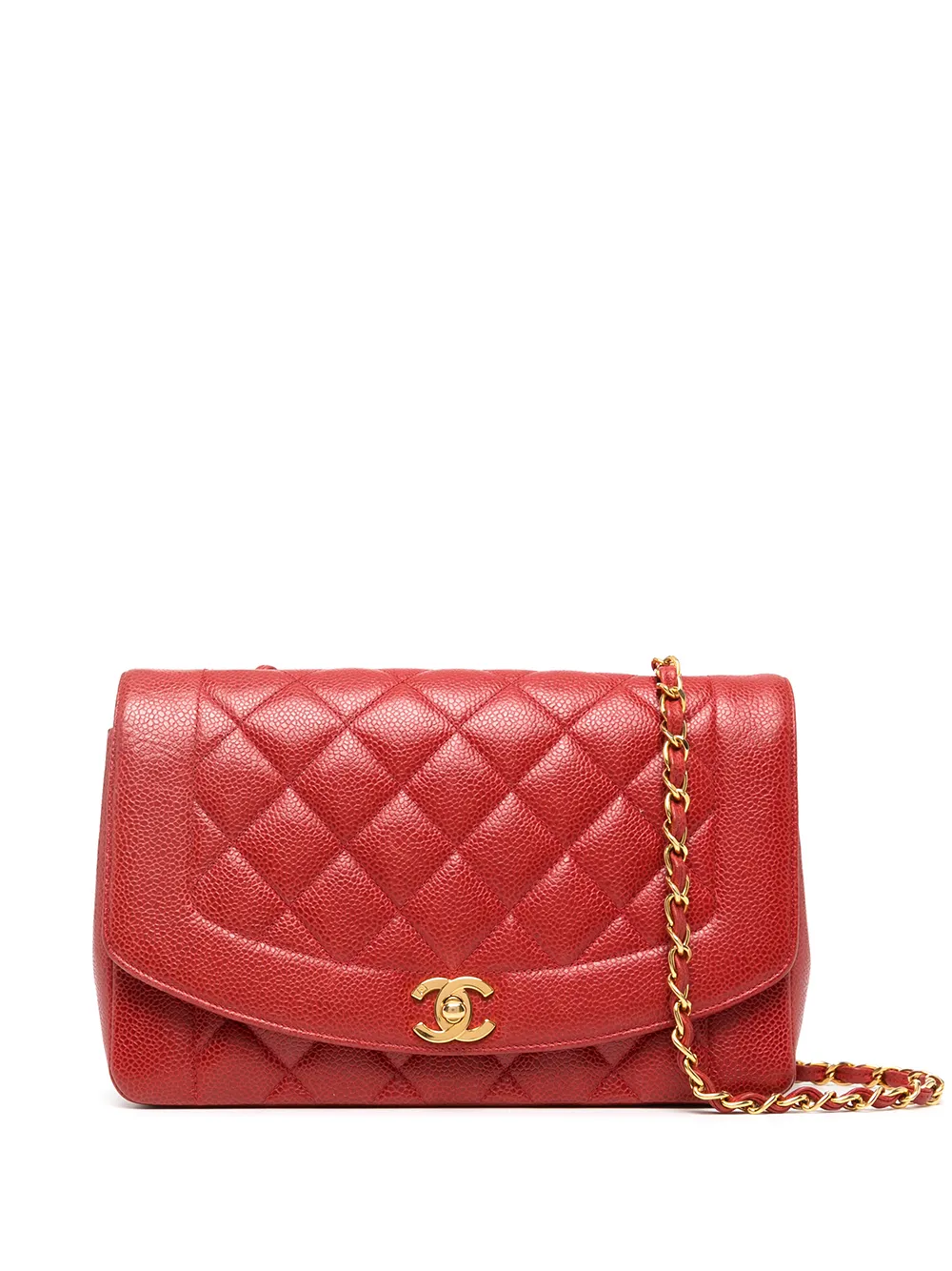 

Chanel Pre-Owned bolsa de hombro Diana mediano - Rojo