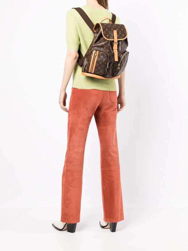 Louis Vuitton Bosphore Backpack Monogram Men Women Great Condition Vintage