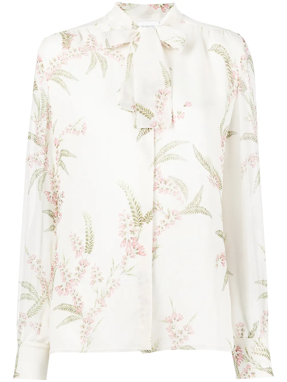 

Giambattista Valli blusa con estampado floral - Blanco