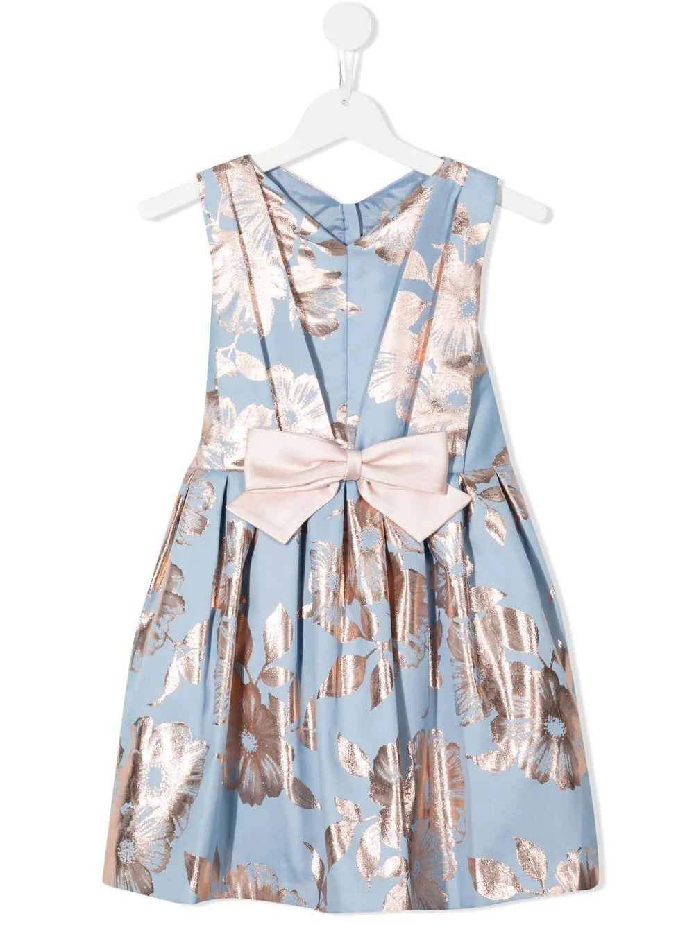 

Hucklebones London vestido sin mangas con motivo floral en jacquard - Azul