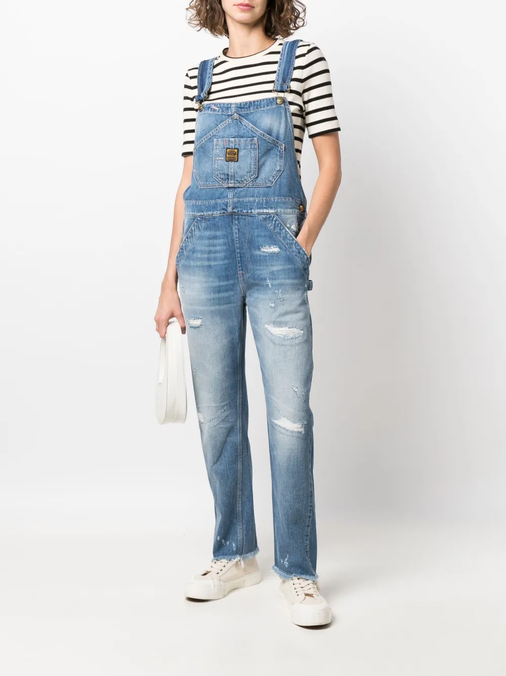 Washington Dee Cee Denim tuinbroek - Blauw
