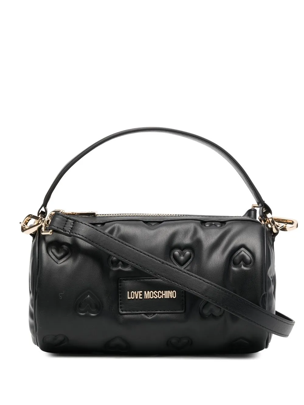 

Love Moschino bolsa con letras del logo - Negro