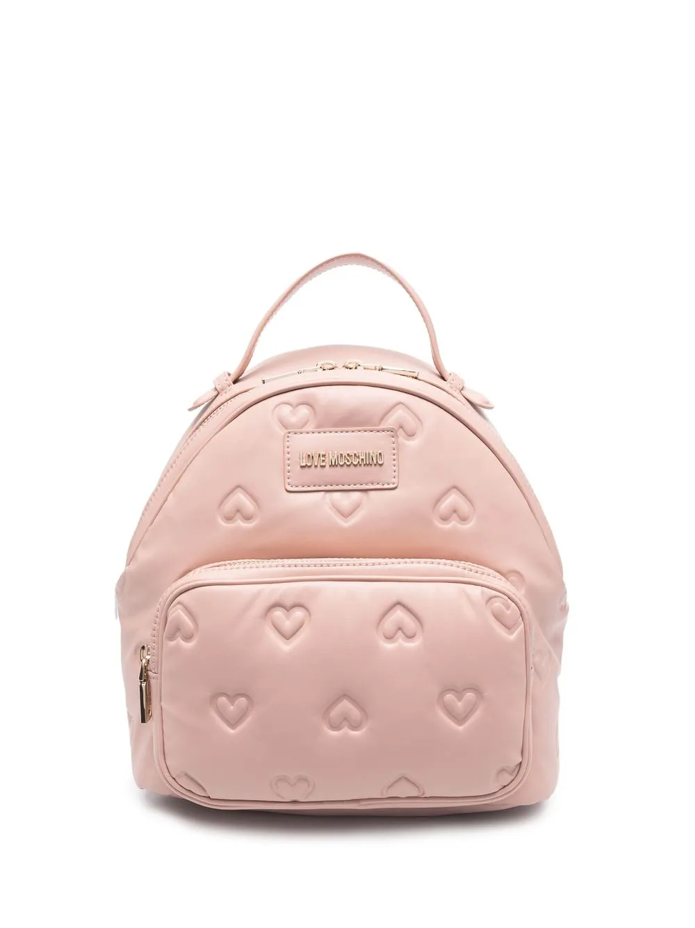 

Love Moschino mochila con letras del logo - Rosado