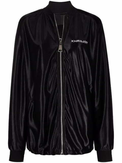 Khrisjoy logo-lettering jacket