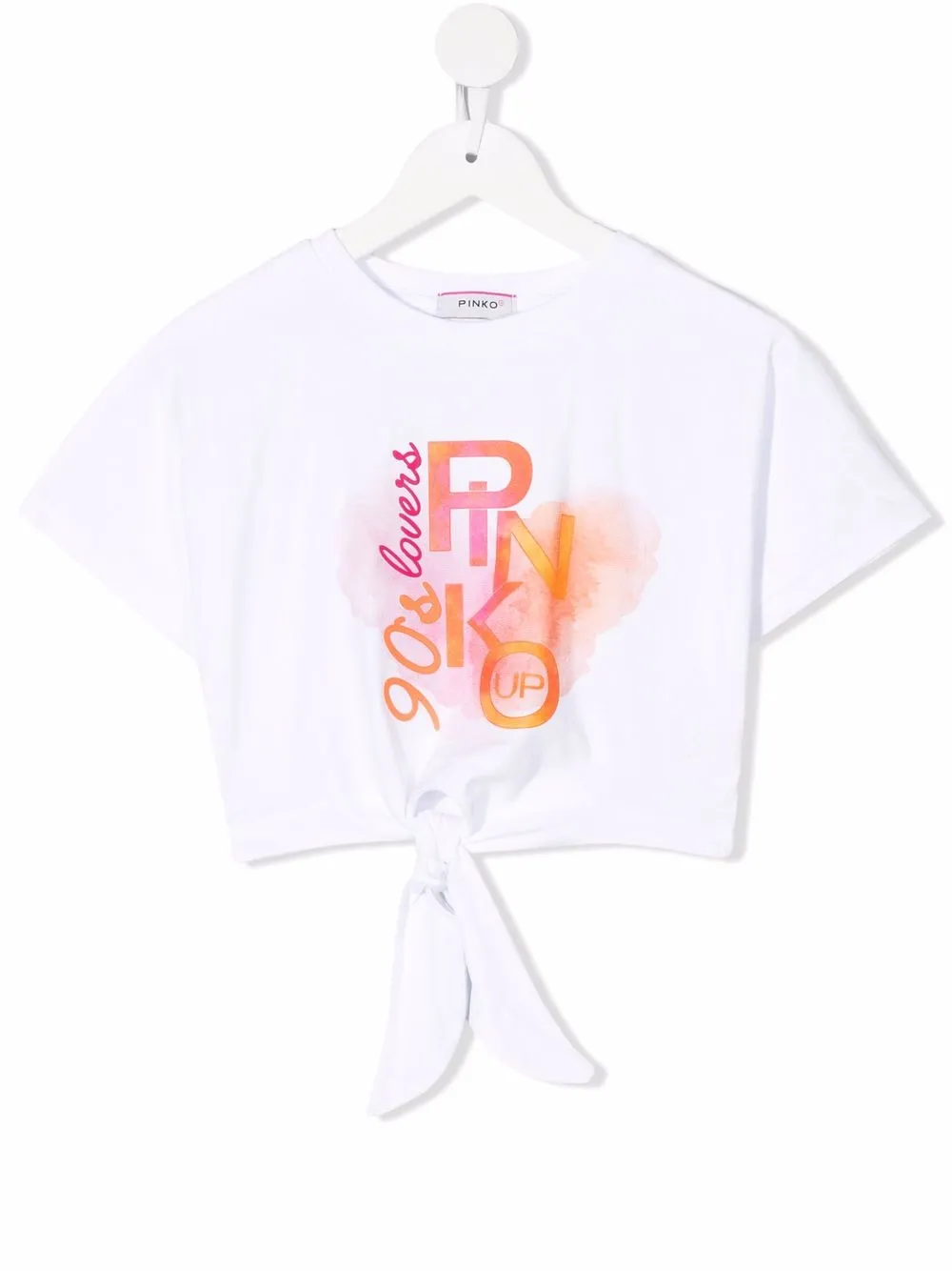 Pinko Kids топ с поясом и логотипом