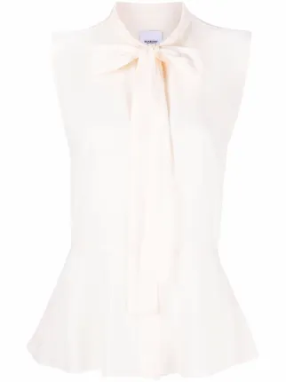 新着 Burberry ボウタイ ブラウス | ニュートラル | FARFETCH JP ワンピース
