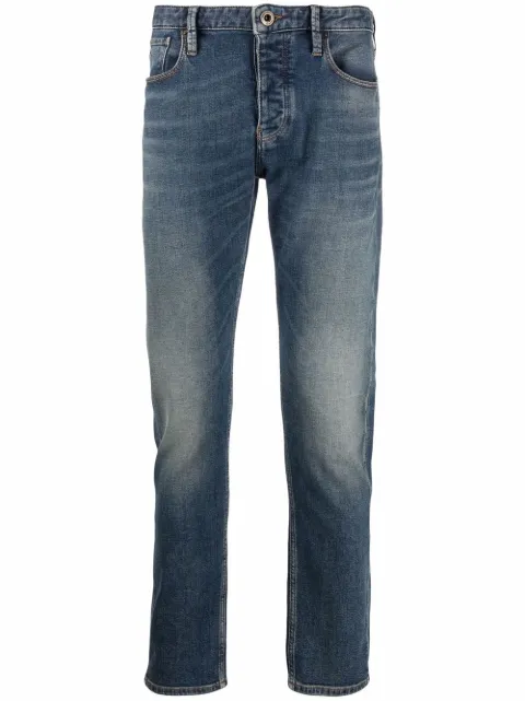 Emporio Armani jeans slim con tiro bajo