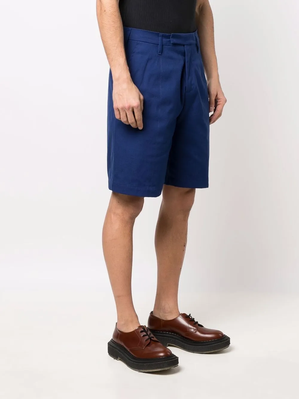  Neil Barrett Mid-rise Bermuda Shorts - Blue 