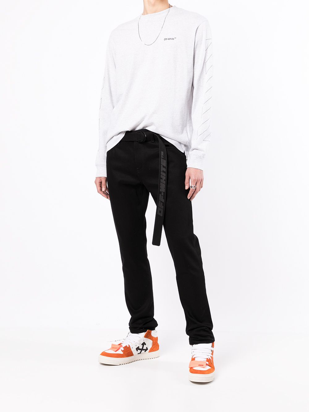 Image 2 of Off-White industry-belt skinny jeans