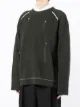 Juun.J distressed crew-neck sweater