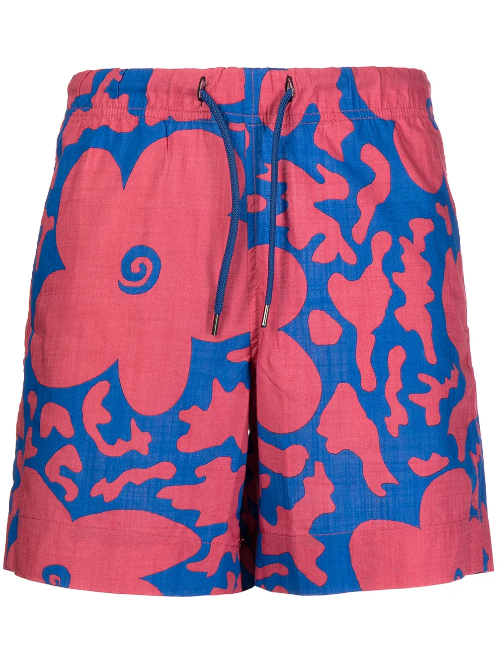 

PS Paul Smith shorts con estampado gráfico - Rojo