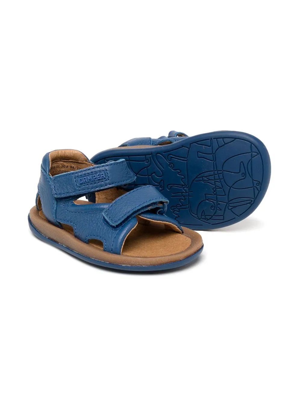 Camper Kids Leren sandalen - Blauw