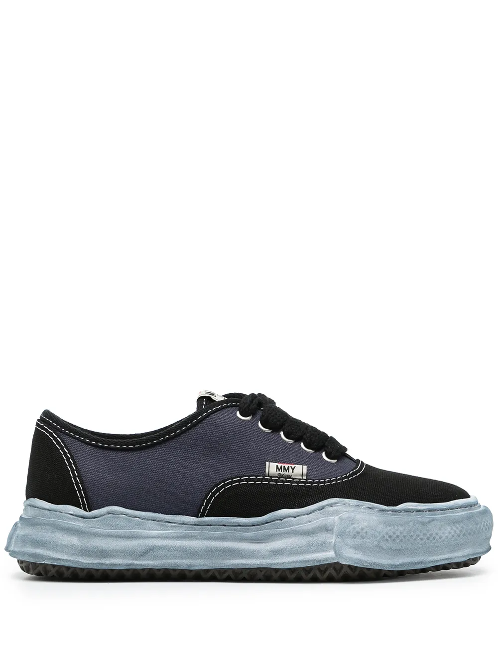 

Maison Mihara Yasuhiro warped-effect low top sneakers - Black