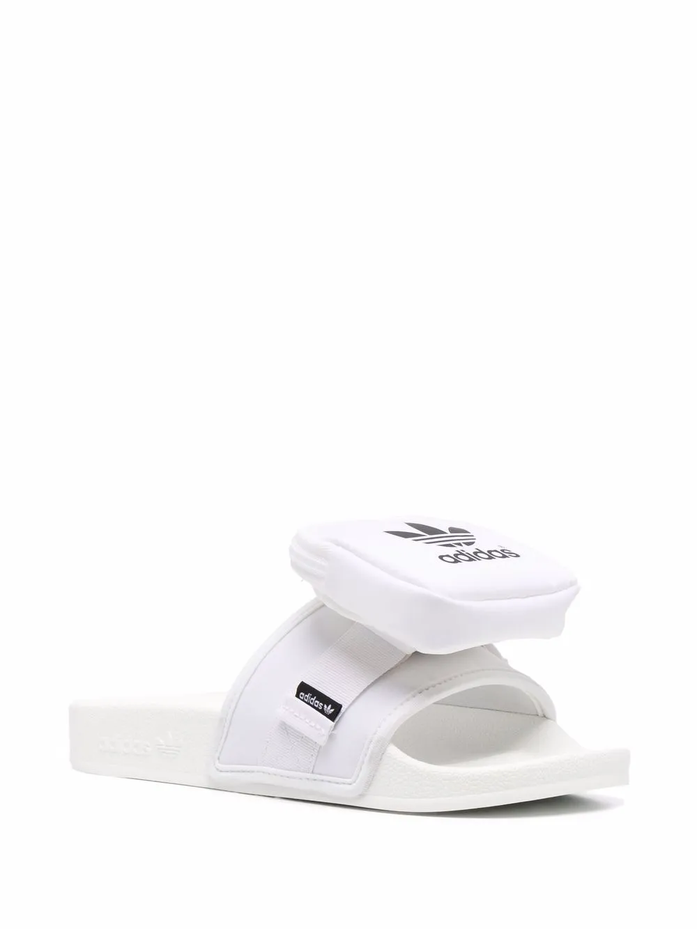 Adidas Women s Pouchylette Slides White White 9