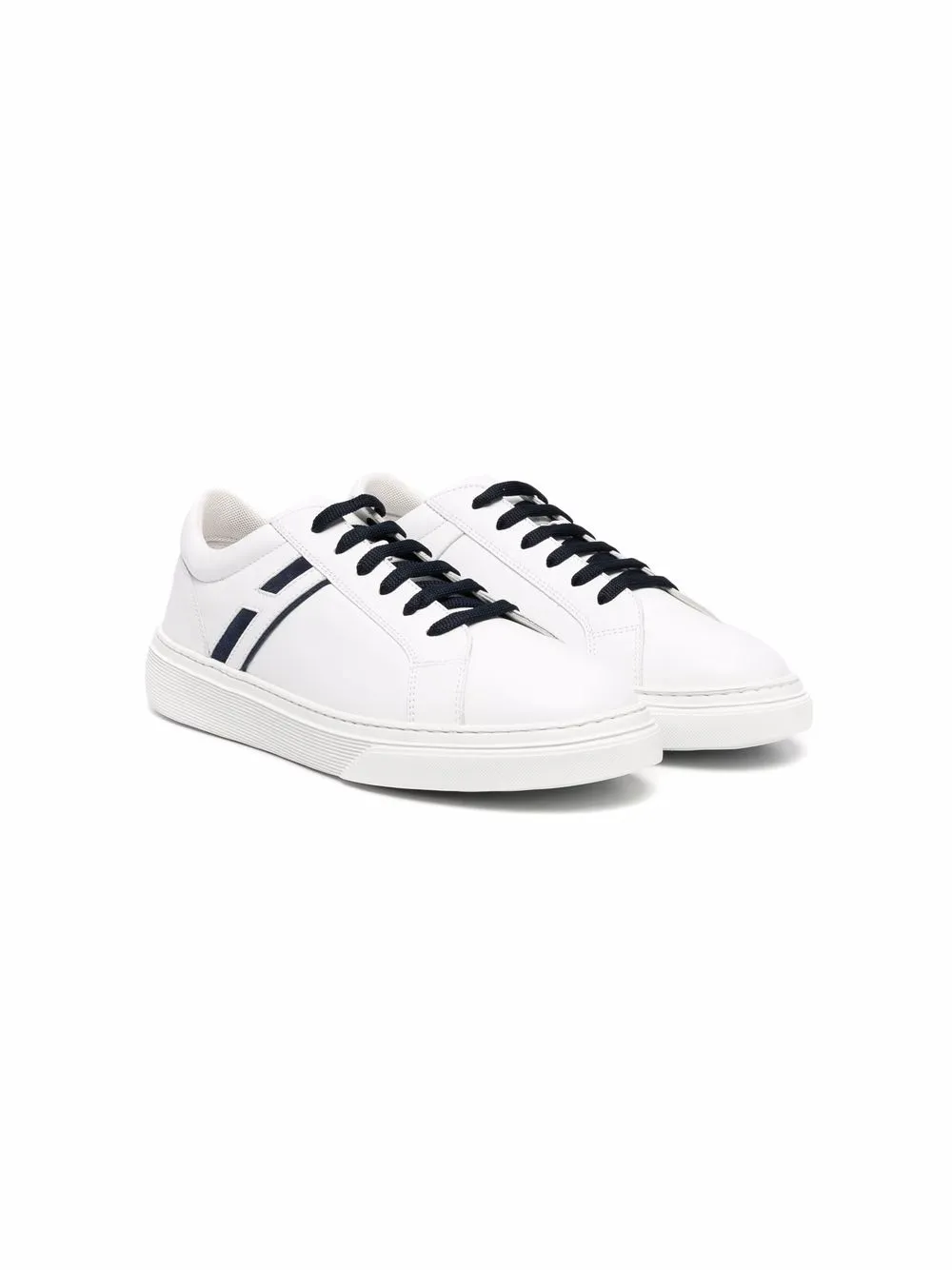 Hogan Kids tenis con agujetas - Blanco