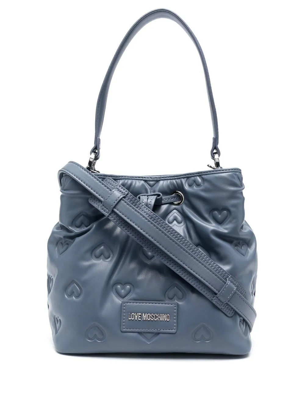 

Love Moschino tote con asas y logo - Azul