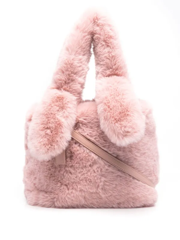 love moschino faux fur bag