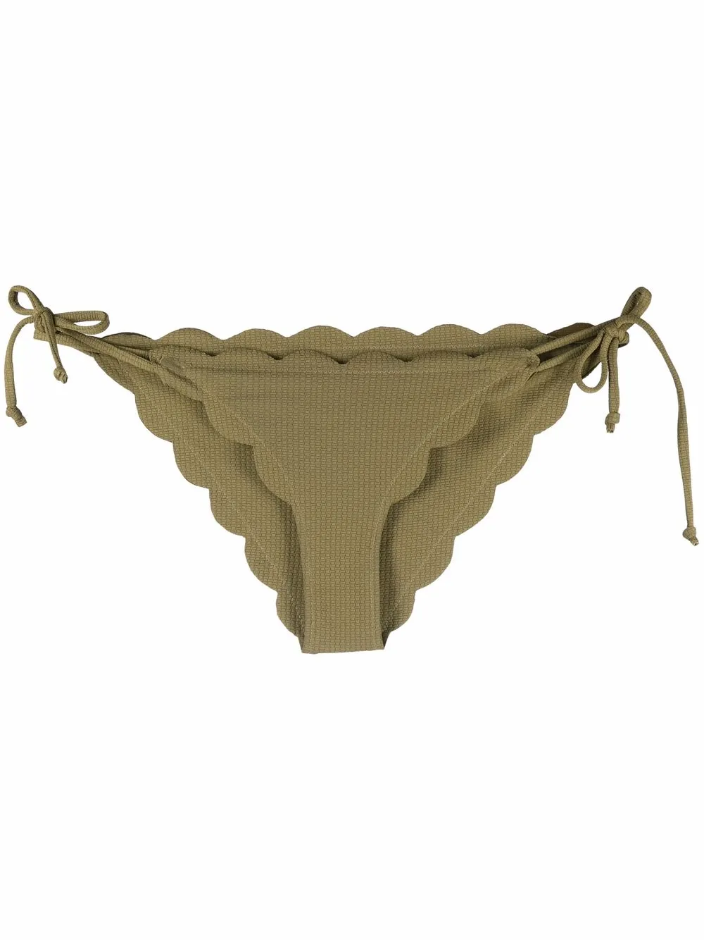 

Marysia Mott scallop-edge bikini bottoms - Green