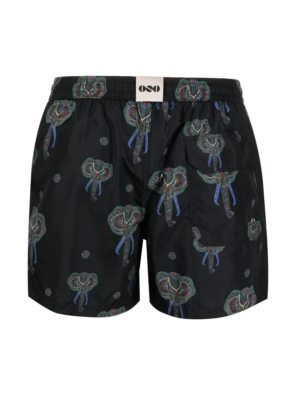 Nos Beachwear elephantprint swim shorts Smart Closet