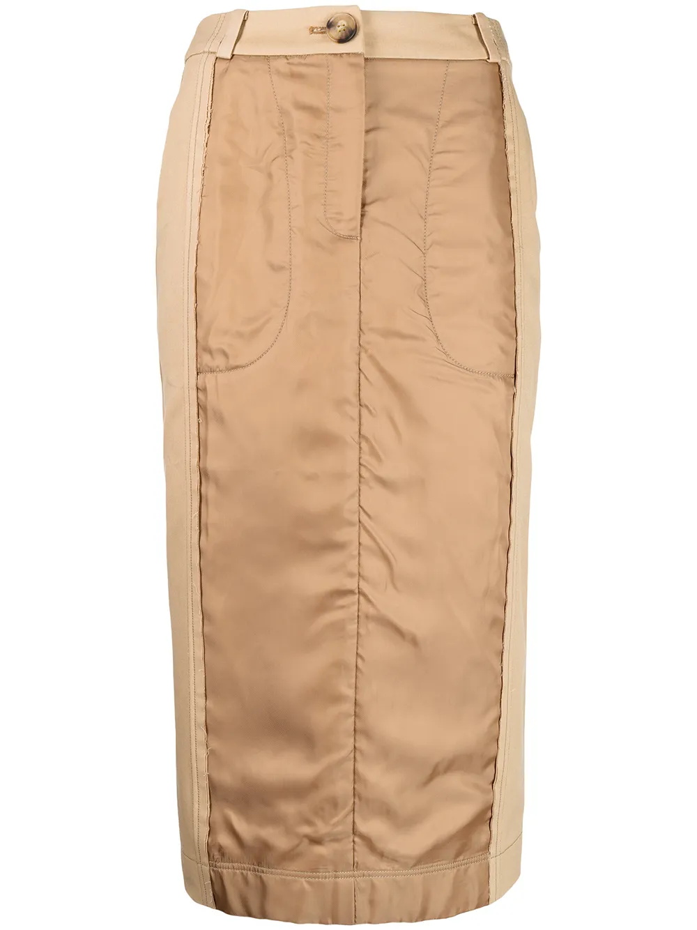 

Rejina Pyo Maddie panelled skirt - Brown