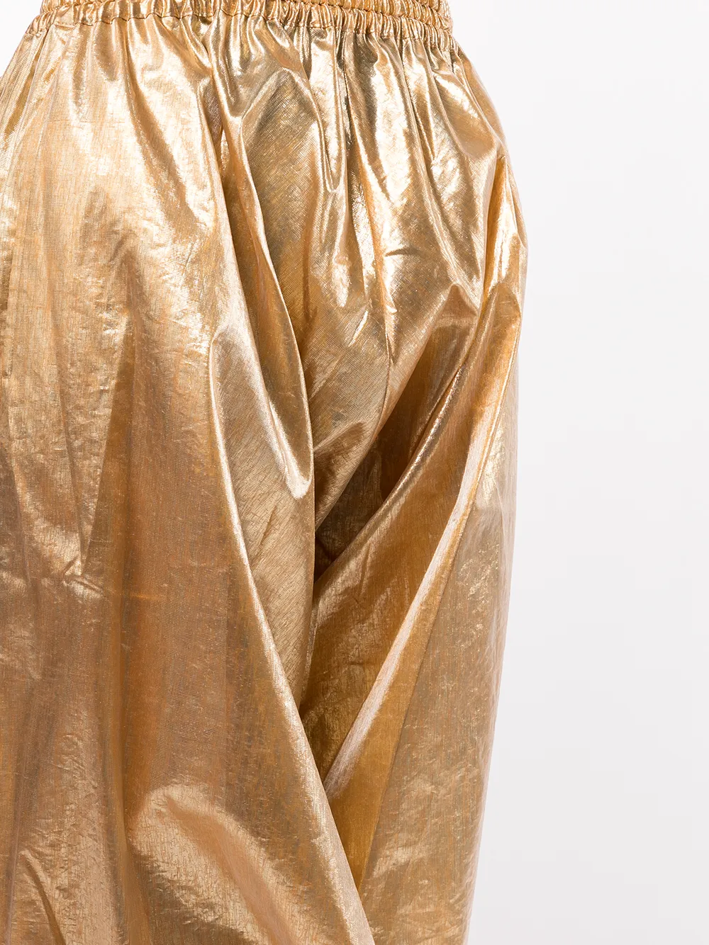 Junya Watanabe Broek met verlaagd kruis Goud