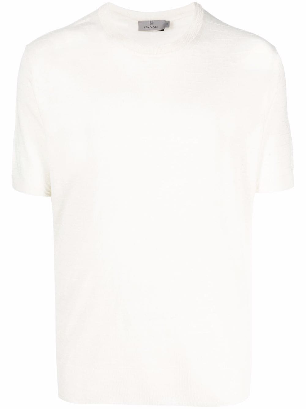 фото Canali трикотажная футболка с круглым вырезом