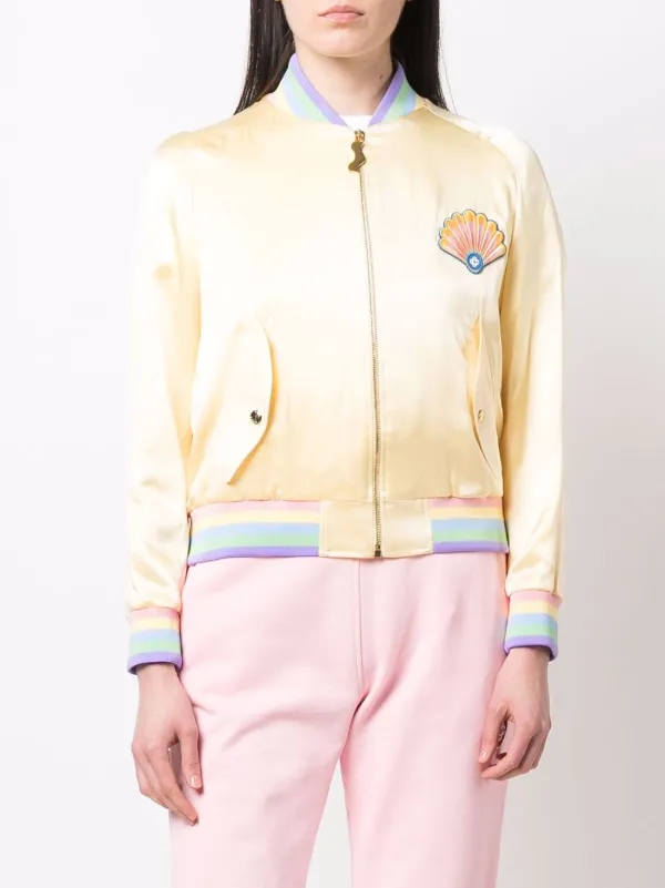 coach pink bomber jacket