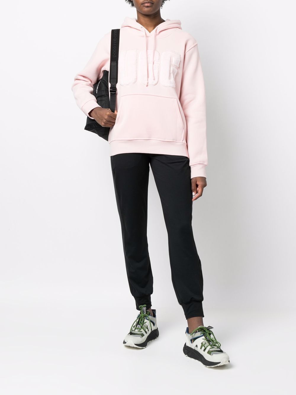 UGG Hoodie met logo reliëf - Roze