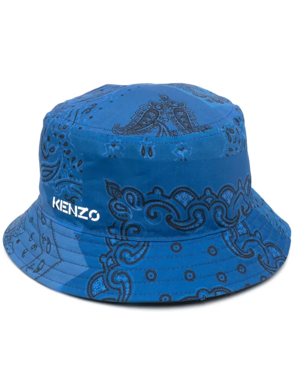 bandana print bucket hat