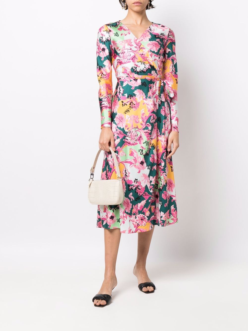 DVF Diane Von Furstenberg Tilly floral-print Wrap Dress - Farfetch