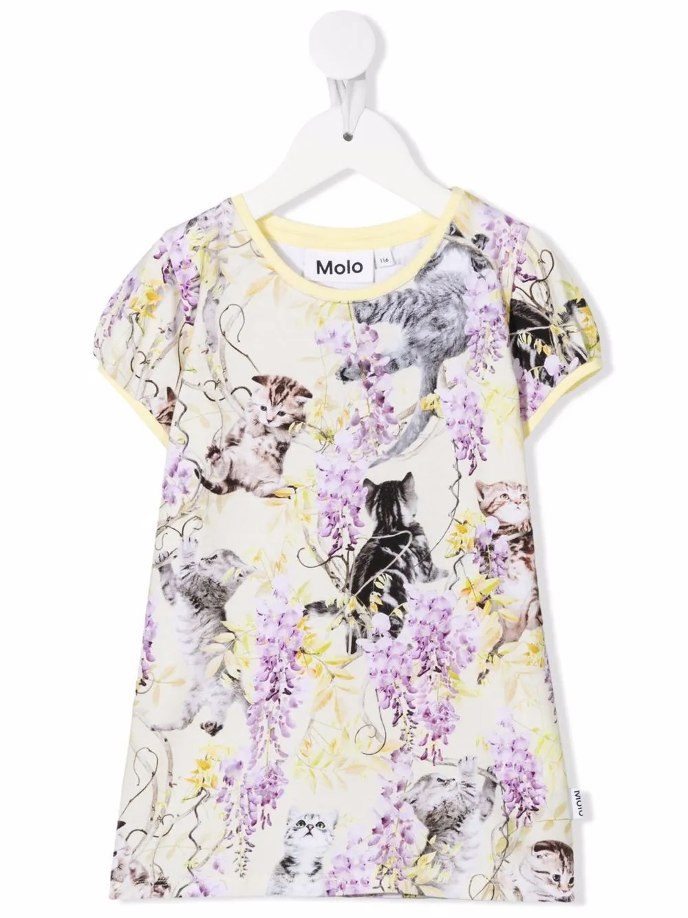 

Molo mix-print organic-cotton T-Shirt - Yellow