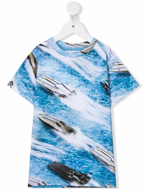 Molo playera con barco estampado 