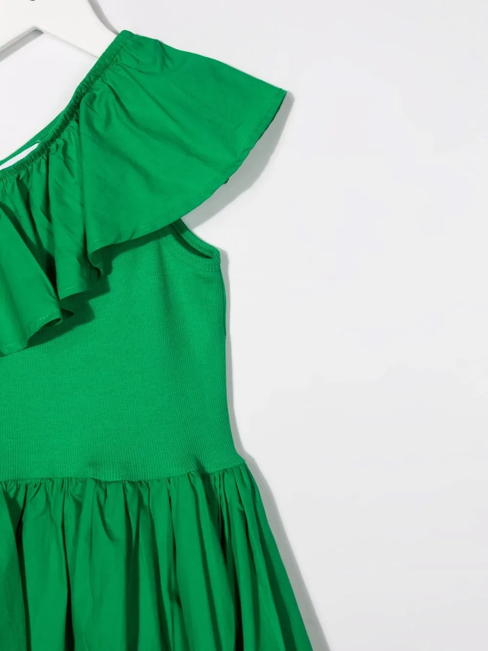 Ruffle-Trim Organic-Cotton Dress