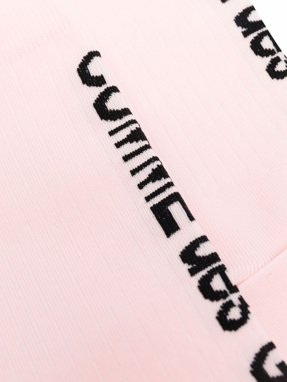 Comme Des Garçons Sokken met logoprint - Roze