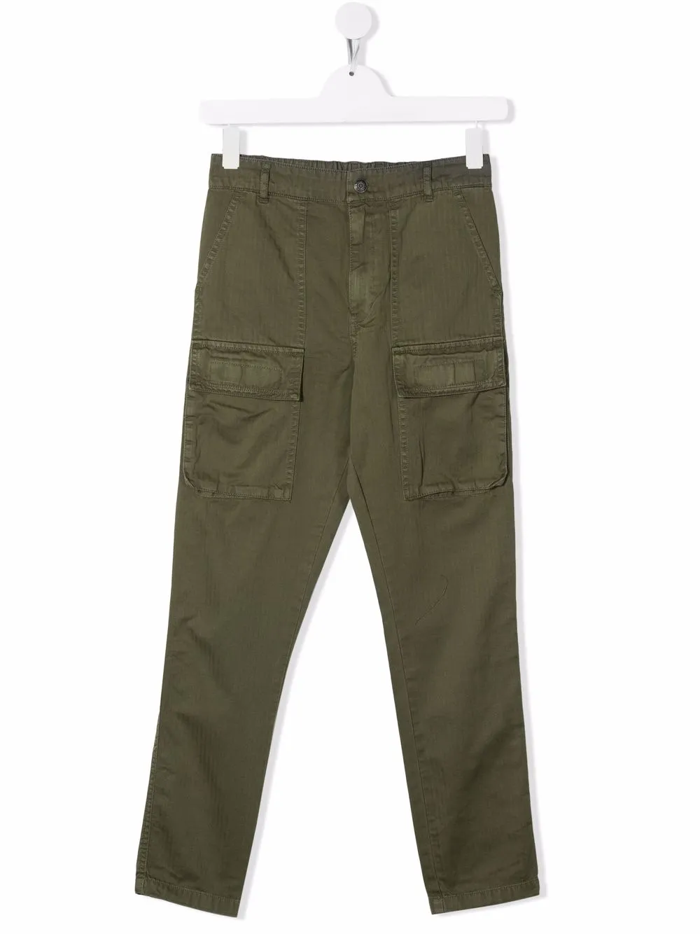

Zadig & Voltaire Kids pantalones cargo de pana - Verde