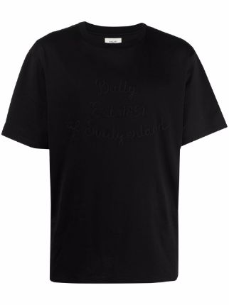 Bally logo-embroidered Cotton T-shirt - Farfetch