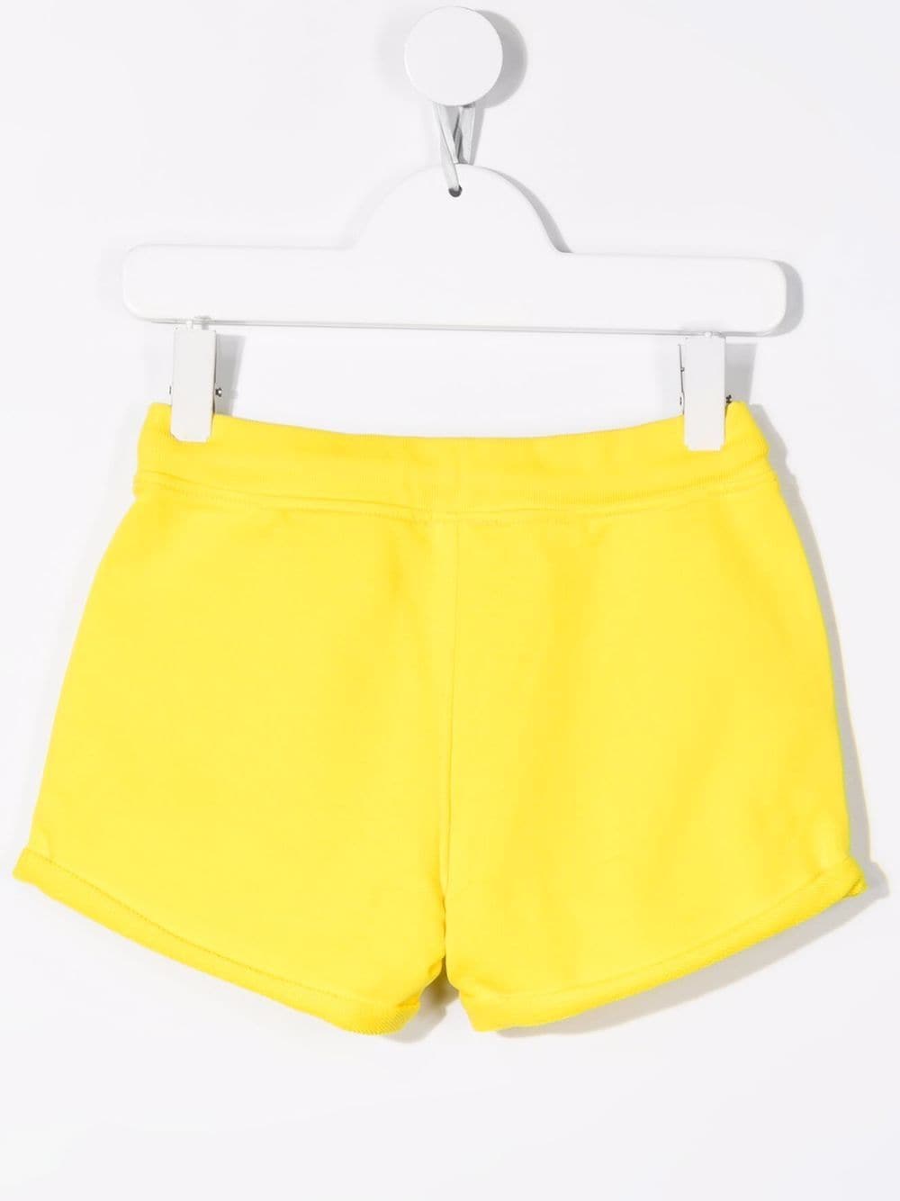 DSQUARED2 KIDS Trainingsshorts met logoprint - Geel