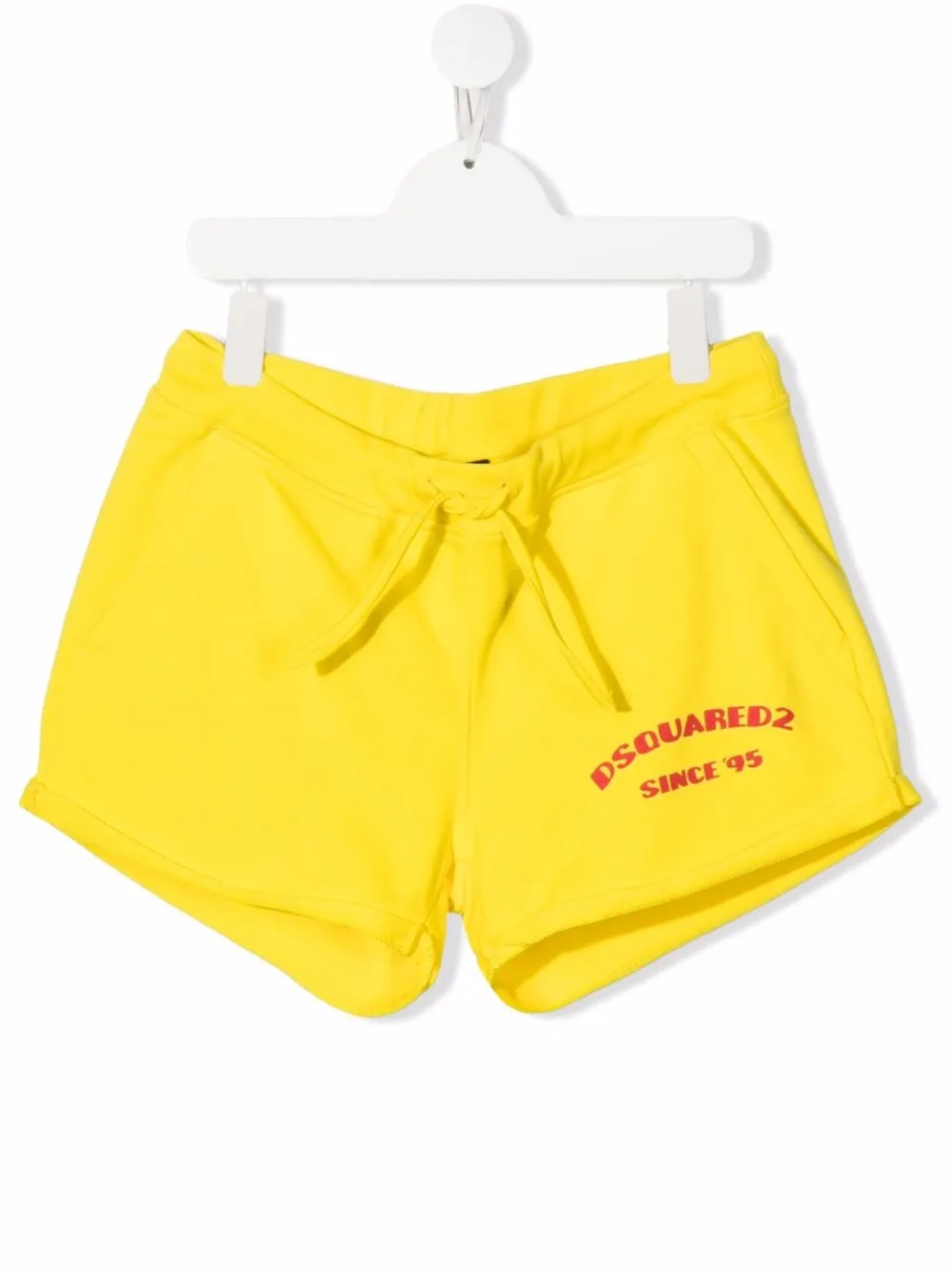 

Dsquared2 Kids shorts deportivos con logo estampado - Amarillo