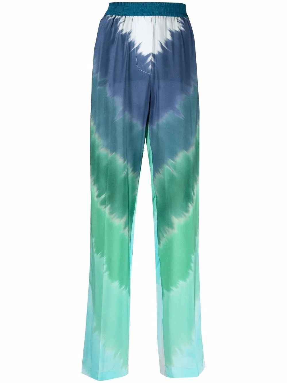 

F.R.S For Restless Sleepers tie-dye printed trousers - Green