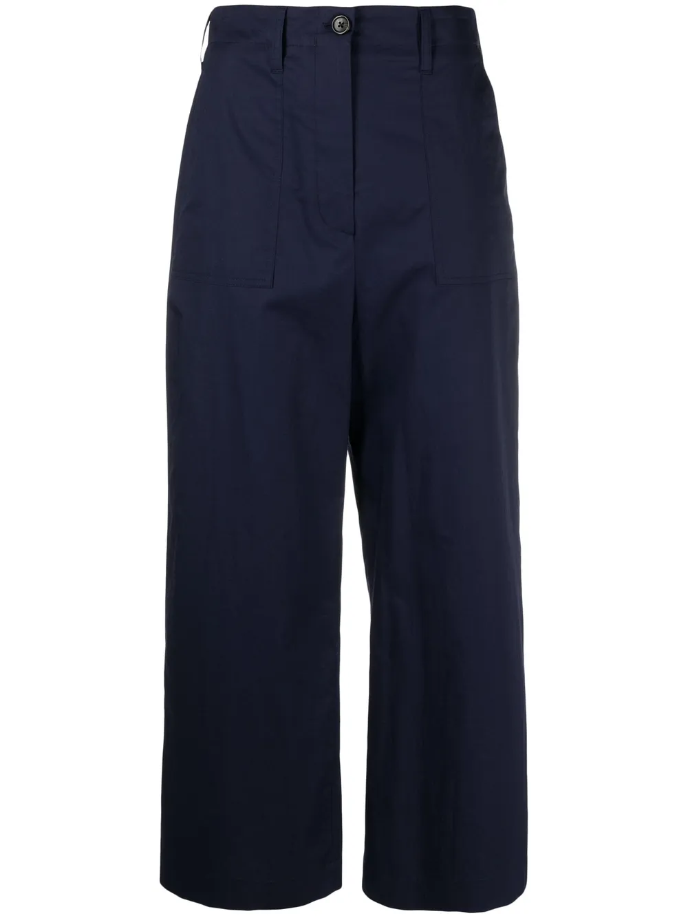 

PS Paul Smith pantalones capri anchos - Azul