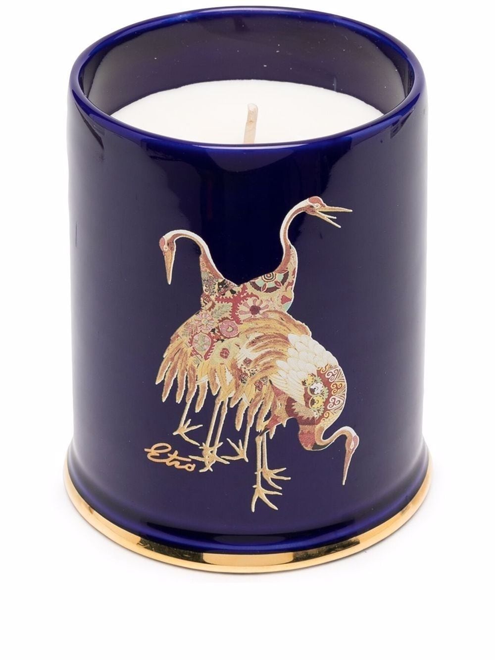 Etro Home Ceramic Single-wick Candle (300g) In Black