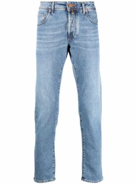 Incotex mid-rise straight-leg jeans