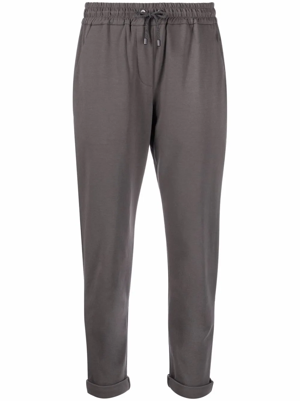 

Brunello Cucinelli cropped track pants - Grey