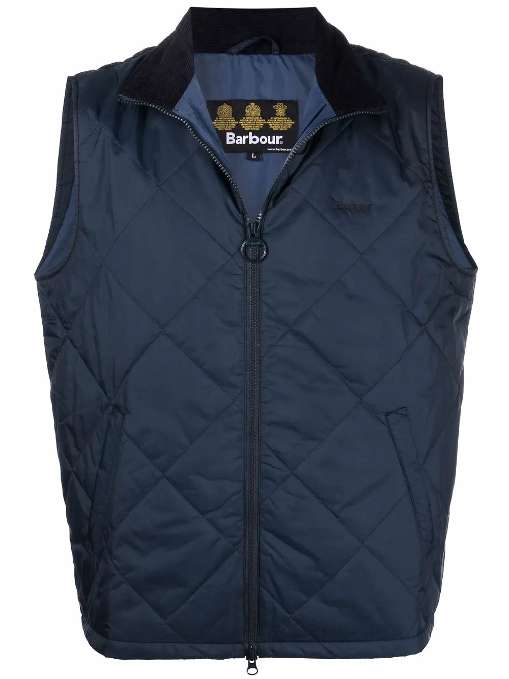 

Barbour quilted zip-up gilet - Blue